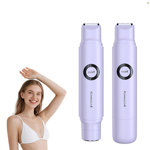 เครื่องโกนขนคอมิงดอน บิกินี่ ทริมเมอร์ สำหรับผู้หญิง หัวโกนคู่ กันน้ำ IPX6 แบตเตอรี่แบบชาร์จได้ ไม่เจ็บ ใช้กับขนบริเวณจุดซ่อนเร้น ใบหน้า ขา และรักแร้ - Product Image 1