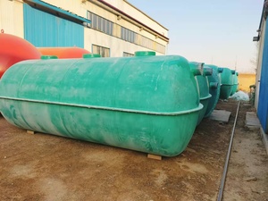 Tùy chỉnh màu sắc FRP vết thương chôn trong nước bể tự hoại Kỹ thuật đúc với cắt dịch vụ xử lý cho bể tự hoại chôn cất - Product Image 5