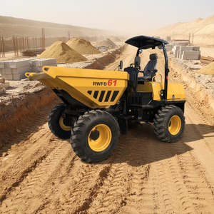 Dumper basculant Yanmar, moteur diesel turbocompressé 57,3 kW, capacité 6 tonnes, <span class=keywords><strong>charge</strong></span> utile 4,2T, commande hydraulique, benne en alliage, 4x4, pour travaux de construction - Product Image 1