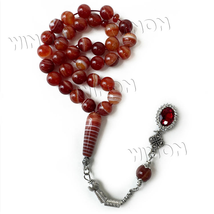 10mm 33pcs Beads Worry Beads Islam Muslim Tasbeeh Misbaha Masbaha