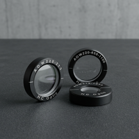 Plaques ondulées en cristal de quartz à zéro ordre, diamètre 20 mm, espacées par air, large bande passante, 1/4 de plaque ondulée, revêtement antireflet, OEM, par HC Optics