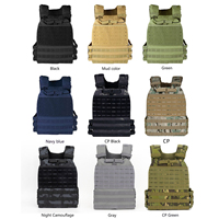Gilet porte-plaques tactique réglable à libération rapide, personnalisable, en Oxford imperméable, pour la perte de poids, la gym, le sport et le fitness