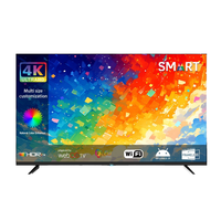 Televisor LED Inteligente Android HD de 43 Pulgadas con WiFi, Marco Negro, Compatible con OEM, Venta al Por Mayor de Fábrica