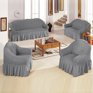 <strong>Customized</strong> Wholesale Hot Selling Sofa Seat <strong>Cover</strong> Four Season Universal Anti slip Foam Yarn Elastic Elastic 3-seat <strong>Set</strong> Sofa <strong>Cover</strong> - Product Image 2