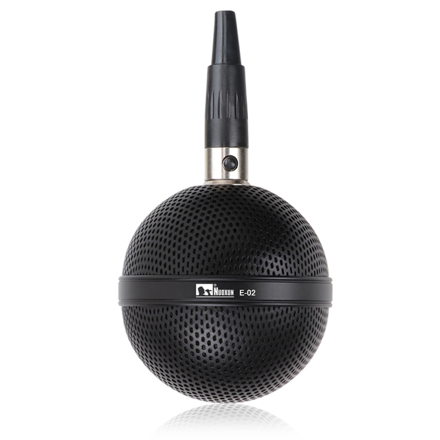 E-02 Spherical Ceiling Conference Microphone Wired Desktop Noise Cancelling Omni-directional