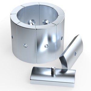 N30 N33 N35 네오디뮴 자석 아크형 타일 자석 강력 자석 n52 맞춤형 자석 훅 - Product Image 1