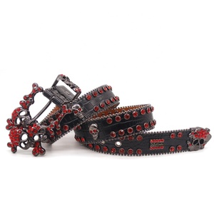 Cinturón <span class=keywords><strong>de</strong></span> diamantes <span class=keywords><strong>de</strong></span> imitación Tendencia Mujer Cristal occidental Diseño <span class=keywords><strong>de</strong></span> mujer Iniciar Esqueleto Personalizado Diamante <span class=keywords><strong>de</strong></span> imitación Aleación <span class=keywords><strong>de</strong></span> moda Alto estándar - Product Image 4