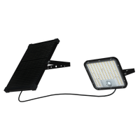 Projecteur solaire extérieur DIY ultra lumineux 150LM/W, lampe de sécurité solaire avec télécommande, 2 CCT en option
