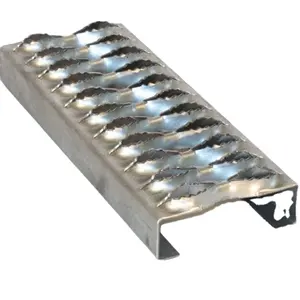 Zigzag Galvanized Crocodile Mouth Anti-skateboard Stair Step Anti-skateboard Punching Fish Eye Anti-skateboard