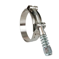 Collier de serrage à tension constante DIN Standard en acier inoxydable 304, anti-desserrage, pour fixation de pipeline