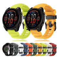 Bracelet de montre en silicone RYB Sport pour Garmin Fenix 8/7/7X Pro/6/6X/5/5X/3 HR 51 mm