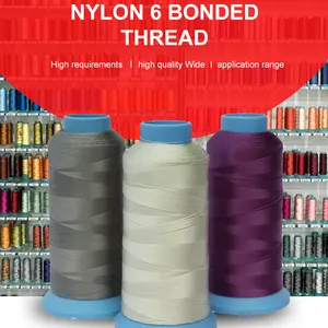 Customized Colors Nylon 6 Bonded Sewing Thread For Shoe Product