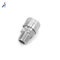 Raccord rapide manuel Matériaux de plomberie en acier inoxydable Raccord de tuyau Raccord rapide hydraulique en gros