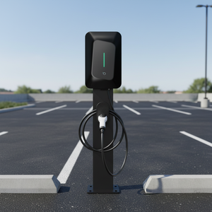 Station de recharge rapide pour voitures électriques AC 32A 22KW Triphasée IP65 Carte magnétique/4G/Wi-Fi/Garantie de 2 ans - Product Image 2