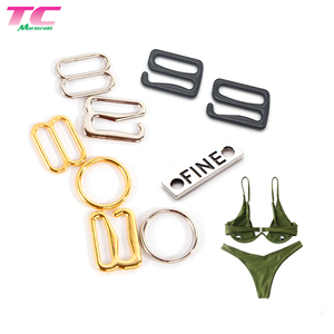อุปก<span class=keywords><strong>ร</strong></span>ณ์เส<span class=keywords><strong>ร</strong></span>ิมชุดว่ายน้ำโลหะกันน้ำทะเลสำหรับชุดบิกินี่  ไม่มีนิกเกิล  ป้ายโลหะสีทองแบบกำหนดเอง  ตัวล็อค  ห่วง  และตัว<span class=keywords><strong>เลื่อน</strong></span> - Product Image 5