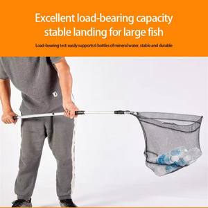 Filet de pêche pliable, cadre en alliage d'aluminium, portable pour l'extérieur - Product Image 2