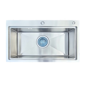 Fregadero de Cocina Económico Hecho a Mano de Acero Inoxidable 304, Fregadero Individual con Forma Cuadrada Rectangular de Buena Calidad - Product Image 6