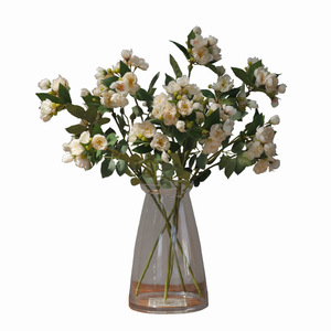 Taobao: Venta al por mayor de fabricantes, set de fotografía <span class=keywords><strong>floral</strong></span> para bodas, flor artificial, rosa de tallo largo con múltiples cabezas - Product Image 5