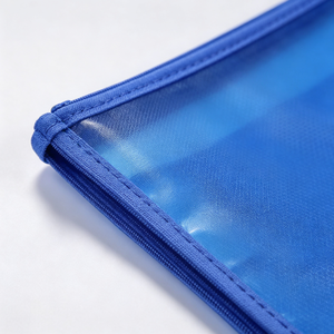 Carpeta de Archivo con Cierre de PVC Impermeable y Económica, Tamaño A4, con Logotipo Personalizado, Suministro al por Mayor, Bolsa de Almacenamiento para la Escuela y la Oficina - Product Image 4