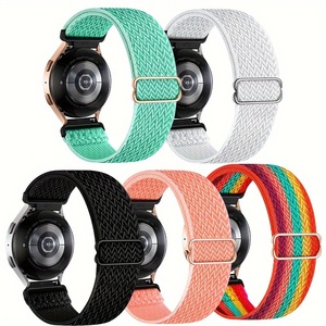 20mm 22mm elastico Sport traspirante braccialetti in Nylon per orologi Galaxy <span class=keywords><strong>Watch</strong></span> 7/6/5/4 <span class=keywords><strong>Samsung</strong></span> <span class=keywords><strong>Watch</strong></span> 5 <span class=keywords><strong>Pro</strong></span> - Product Image 2