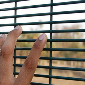 Cerca de segurança 358 anti-escalada, painéis de malha densos de alta segurança, cerca transparente para aeroporto, ferroviário e prisão - Product Image 4