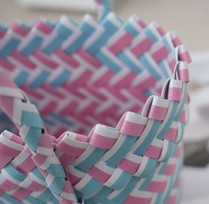 New Fashion Colorful Travel Beach Bag Woven Handheld Handbag <strong>Small</strong> Vegetable <strong>Basket</strong> Tote Bag for Wedding Gift - Product Image 2