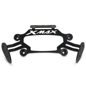 Espejos retrovisores para motocicleta, soporte fijo delantero, soporte para teléfono, soporte retrovisor para <span class=keywords><strong>YAMAHA</strong></span> XMAX <span class=keywords><strong>125</strong></span> 250 300 400 <span class=keywords><strong>2017</strong></span> - 2019 2018 - Product Image 4