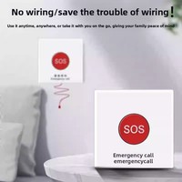 Dispositif d'appel senior à une touche FL-EB02 4G/NB-IoT, bouton SOS d'urgence, notifications via application, utilisation salle de bain/chevet, contrôle intelligent à distance
