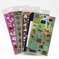 Feuilles d'autocollants décoratifs personnalisés, autocollants assortis pour agenda, journalisation, scrapbooking, bricolage, emballage cadeau, vente en gros