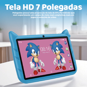 B86 Trẻ Em Máy Tính Bảng 7Inch Quadcore Bộ Vi Xử Lý 4G + 64GB Tablette Trẻ Em HD Máy Ảnh 8.0MP <span class=keywords><strong>Android</strong></span> 13 Giáo Dục Máy Tính Bảng PC - Product Image 3
