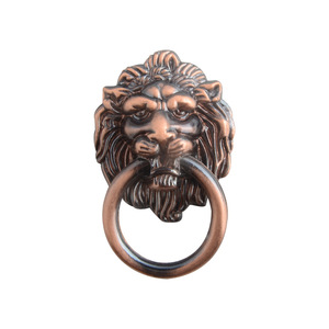 Poignée de tirage rétro Disney en alliage de zinc, bronze antique, à trou unique, pour tiroir ou porte de placard, style chinois - Product Image 1