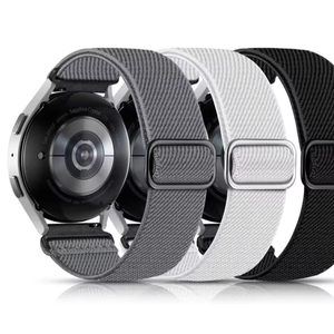2025 nuovo <span class=keywords><strong>cinturino</strong></span> personalizzato regolabile in Nylon 20 22mm per Samsung Galaxy <span class=keywords><strong>huawei</strong></span> xiaomi Smart Watch cinturini - Product Image 1