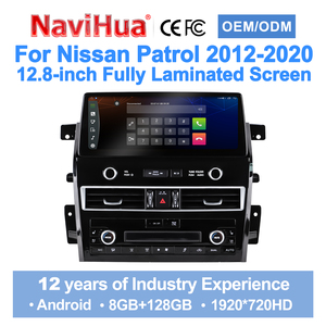 Radio con Navegación GPS para Automóvil Navihua Android, Reproductor con Pantalla de 12.8 Pulgadas, Unidad Principal con Carplay para Nissan Patrol Y62 QX80 Armada 2012-2020 - Product Image 2