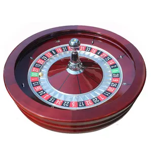 Rueda de ruleta de madera maciza de lujo para Casino, rueda de ruleta de 32 pulgadas