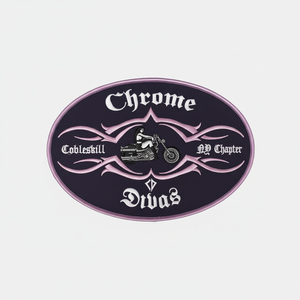 Born To Ride Motorcycle Biker Embroidered Patch - Product Image 1