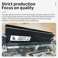 Vente directe d'usine, RAM de bureau PC DDR3 ECC 4 Go 1600 MHz en stock, mémoire 1,5 V