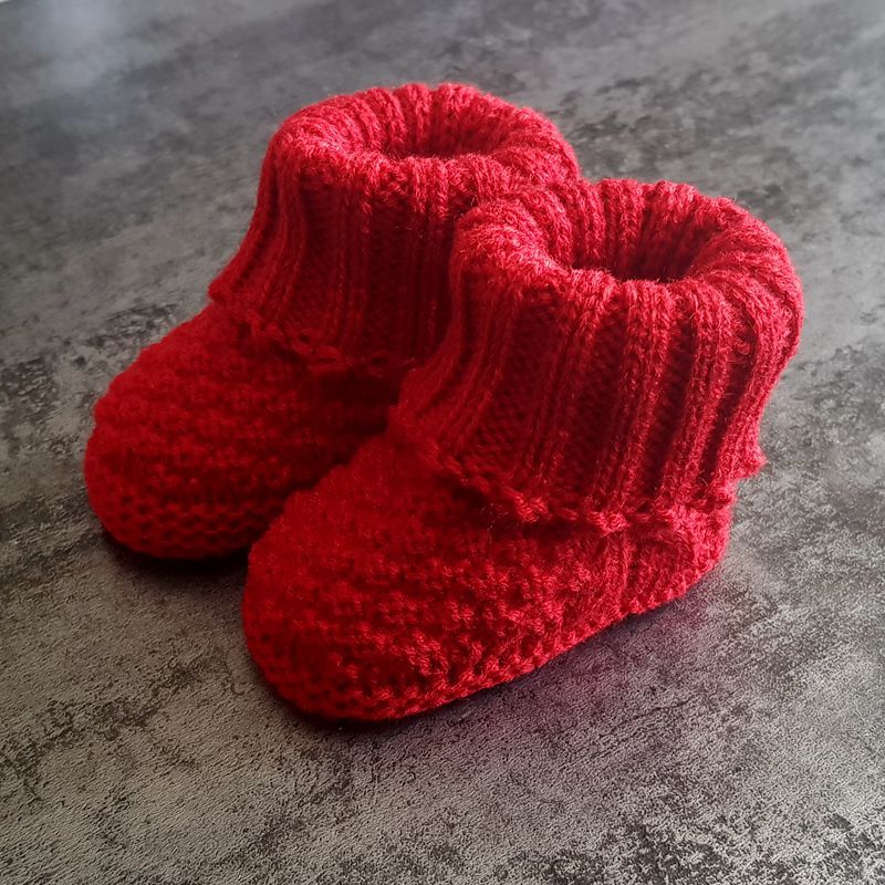 Y-Z Crochet Handmade Baby Girls Shoes Winter 0-1 Year Old