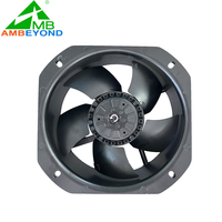 Ventilateur sans balais AC 22580, grand volume d'air, 380V, fonctionnement stable, ventilateur de refroidissement industriel pour boîtier de communication, armoire d'automatisation
