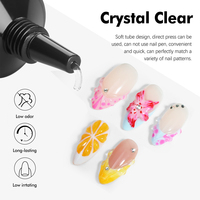 Gel Adhesivo Fuerte FZN de 30g para Uñas, Gemas, Joyas, Brillantina, Cristales, Cuentas, Diamantes, Pegamento para Piedras de Uñas