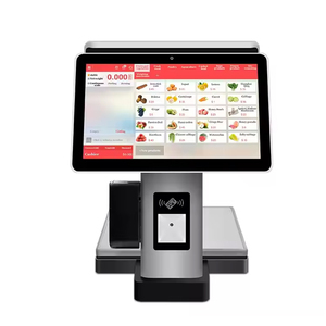 <span class=keywords><strong>Imprimante</strong></span> thermique d'étiquettes de codes à barres pour supermarchés, balance de pesage AI Pos tout-en-un, balance de pesage pour point de vente - Product Image 3