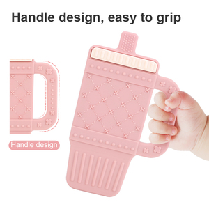 Marchandises ponctuelles sans BPA <span class=keywords><strong>de</strong></span> qualité alimentaire Silicone dessin animé bouteille d'eau anneau <span class=keywords><strong>de</strong></span> dentition motifs <span class=keywords><strong>de</strong></span> fruits texturés pour le soulagement <span class=keywords><strong>de</strong></span> la dentition des nourrissons - Product Image 5