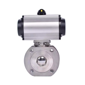 High-quality Custom CF8/CF8M Wafer Ball Valve with Pneumatic Actuator - Product Image 2