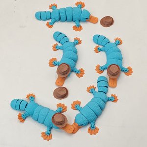 Nouvelle figurine d'oiseau-lapin articulée imprimée en 3D de haute qualité, multi-articulations mobiles, pour un jouet amusant pour enfants, cadeau, décoration de salon - Product Image 4