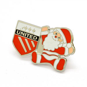 ピンバッジ製造クリスマスカスタムロゴグッドオーメンズ漫画アニメハードエナメルラペルメタルピン - Product Image 2