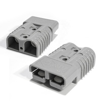Conector de Batería para Fregadora de Pisos, 175A, 2 Polos, Contacto Plateado para Cable de Carga, Repuestos y Servicio
