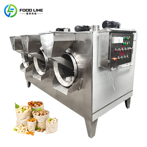 Horno Tostador <span class=keywords><strong>de</strong></span> Tambor Rotatorio Eléctrico a Gas para Frutos Secos en <span class=keywords><strong>Venta</strong></span>, Equipo Comercial para Tostar Nueces - Product Image 3