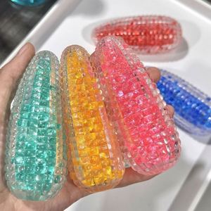 Wholesale Colorful TPR Maltose Glitter Corn <b>Squishy</b> Ball Stress Relieve <b>Squishy</b> Squeeze Toys Party Favors Gifts for Kids - Product Image 4