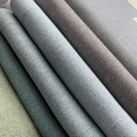 Tissu de rideau occultant minimaliste moderne américain RS8618-05-Ombrage élevé de couleur unie pour hôtels élégants bureaux salons