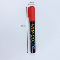 Marqueur à craie liquide 6 mm à prix réduit, pointe pinceau oblique, effaçable à sec, stylo néon 8 couleurs pour dessin fluide, nouveau stylo feutre