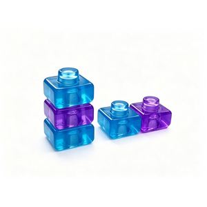 Cubos de Gel Montessori, Kit de Construcción Sensorial de TPE para Niños Pequeños, Juguete Portátil de Aprendizaje Preescolar para el Desarrollo de Habilidades de Equilibrio - Product Image 5